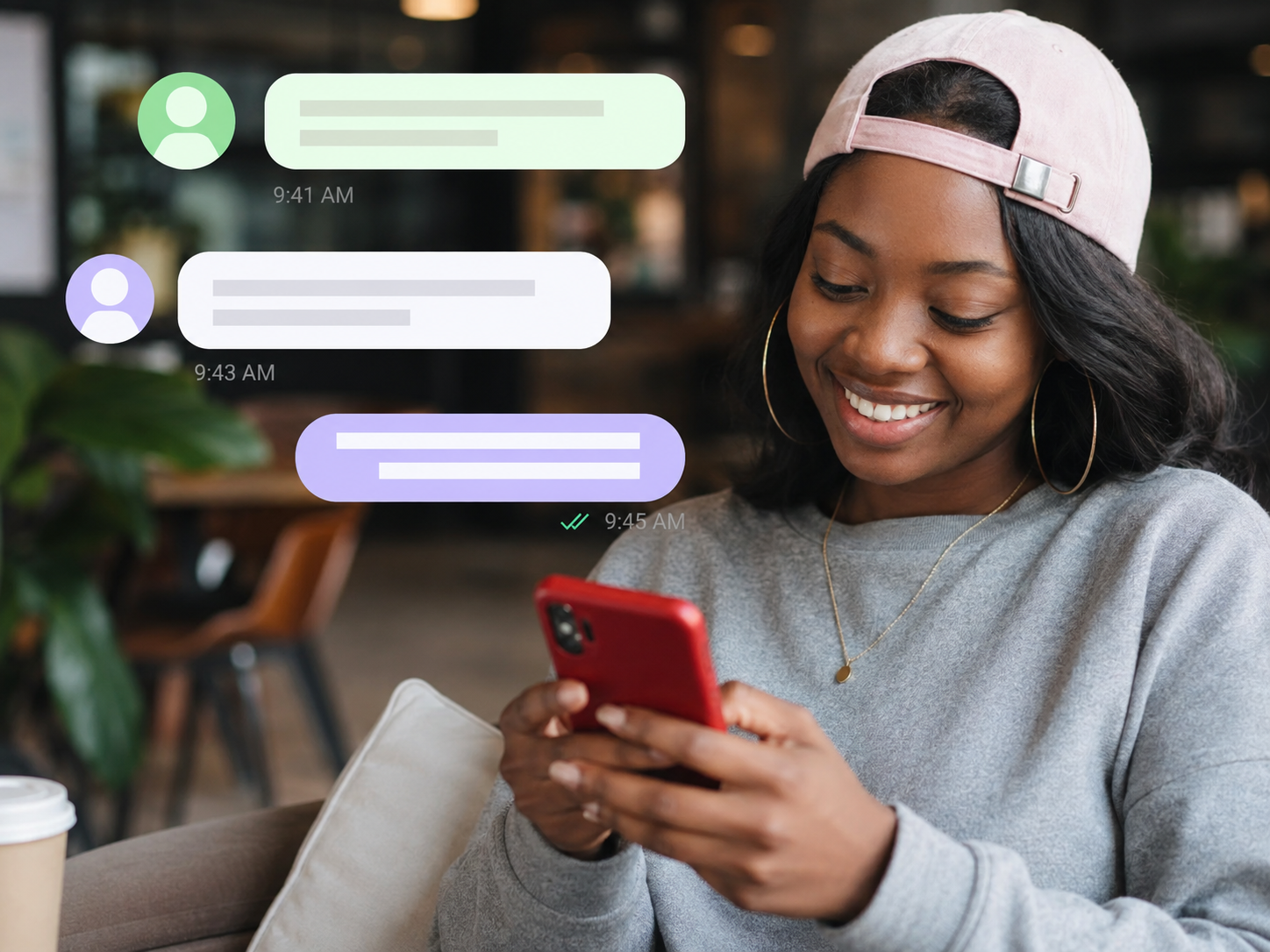 Customer team using an omnichannel communication workflow